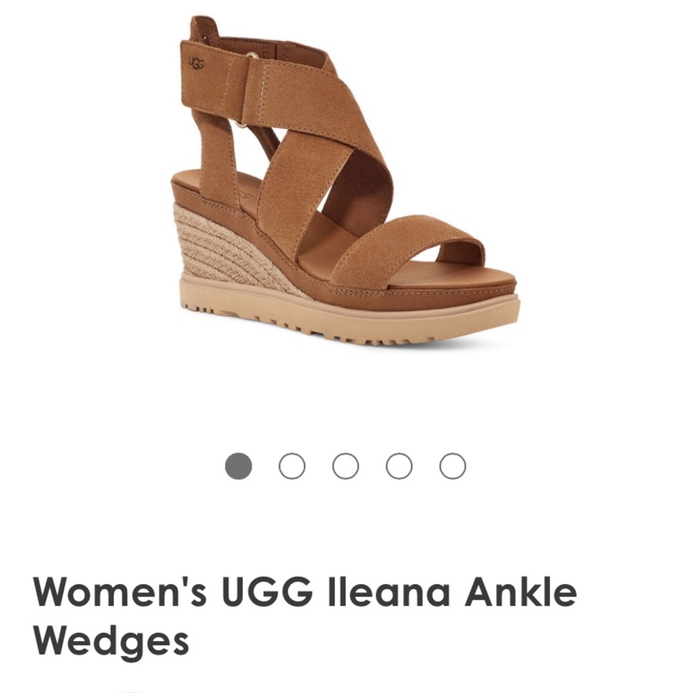UGG Women's Ileana Brown Wedges